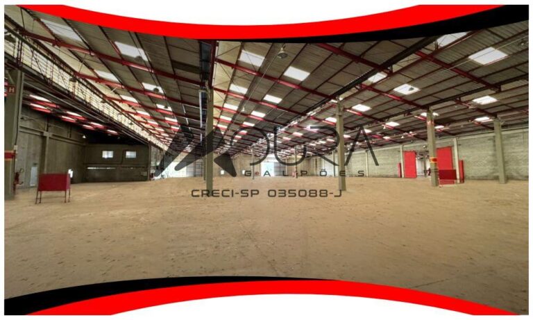 Excelente Galpão para Locação em Potuverá Itapecerica da Serra com 11.296,28m² de área construída Moura Galpões 02