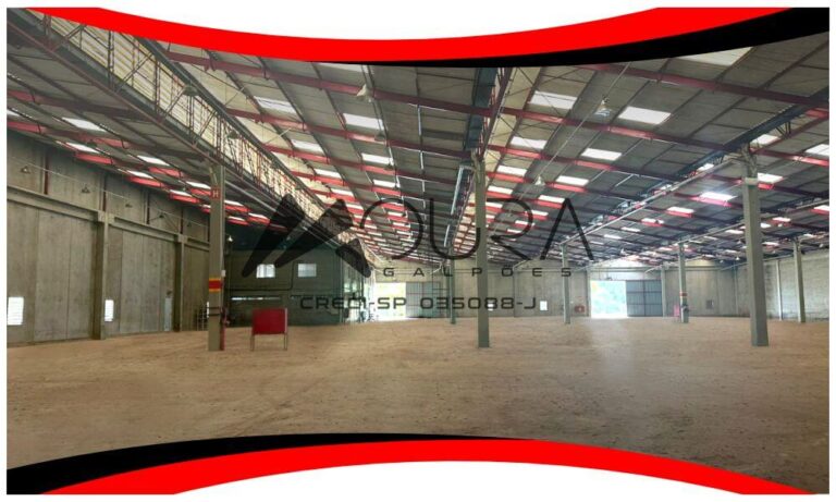 Excelente Galpão para Locação em Potuverá Itapecerica da Serra com 11.296,28m² de área construída Moura Galpões 06