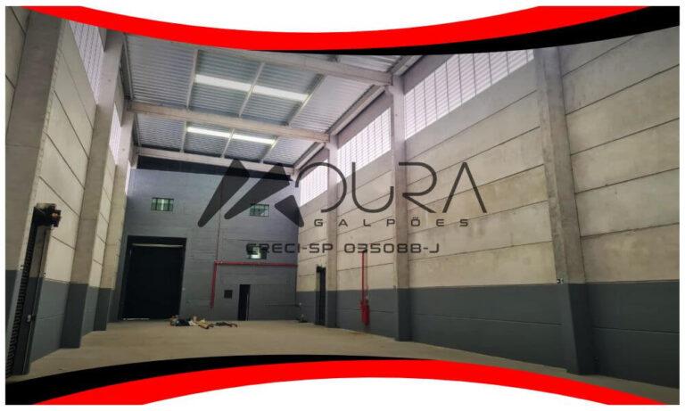 Excelente Galpão Industrial para Locação em Arujá com 930m² de área construída Moura Galpões 02