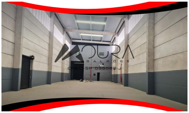 Excelente Galpão Industrial para Locação em Arujá com 930m² de área construída Moura Galpões 03