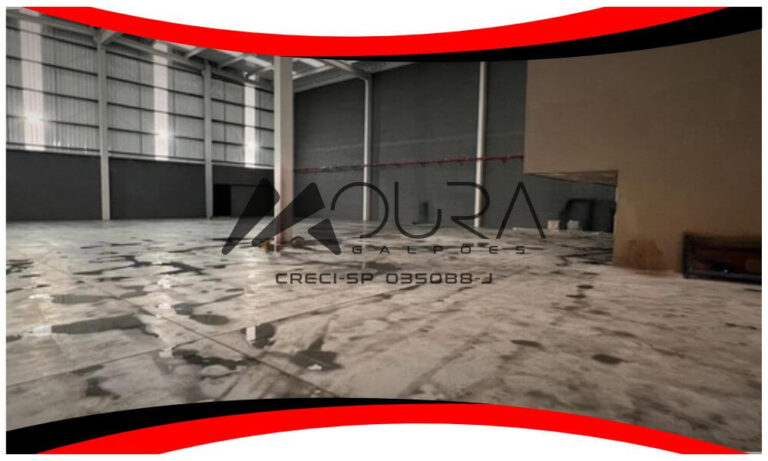 Excelente Galpão industrial em Arujá com 1.700m² de área construída Moura Galpões 01